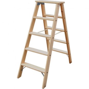 Деревянная двусторонняя лестница 2х3 ступеней KRAUSE 818201 Деревянная двусторонняя лестница 2х3 ступеней KRAUSE 818201