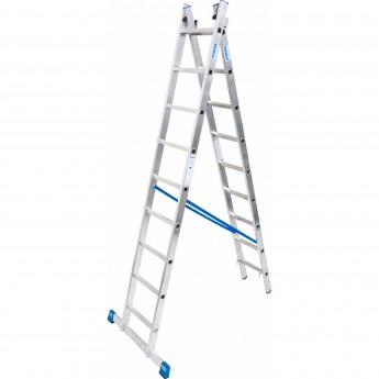 Двухсекционная универсальная лестница 2 х 9 перекладин KRAUSE STABILO 133472 Двухсекционная универсальная лестница 2 х 9 перекладин KRAUSE STABILO 133472