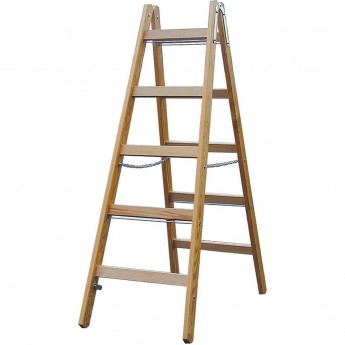 Двусторонняя лестница из дерева KRAUSE 170071 Двусторонняя лестница из дерева KRAUSE 170071