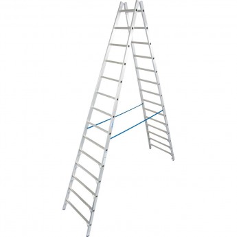 Двусторонняя лестница с перекладинами 2х14 перекладин KRAUSE STABILO 124951 Двусторонняя лестница с перекладинами 2х14 перекладин KRAUSE STABILO 124951
