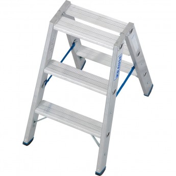 Двусторонняя стремянка 2х3 ступеньки KRAUSE STABILO 124715 Двусторонняя стремянка 2х3 ступеньки KRAUSE STABILO 124715