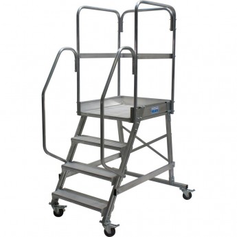 Лестница KRAUSE CORDA с площадкой, 4 ступени Лестница KRAUSE CORDA с площадкой, 4 ступени