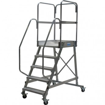 Лестница KRAUSE CORDA с площадкой, 5 ступеней Лестница KRAUSE CORDA с площадкой, 5 ступеней