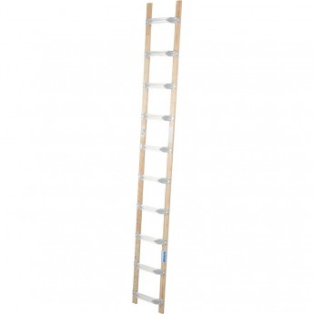 Лестница KRAUSE для крыши, 10 перекладин (алюминий/дерево) Лестница KRAUSE для крыши, 10 перекладин (алюминий/дерево)