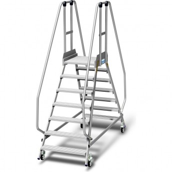 Лестница - платформа KRAUSE STABILO двухсторонняя, ограждение 1,1 м, 7 ступеней Лестница - платформа KRAUSE STABILO двухсторонняя, ограждение 1,1 м, 7 ступеней