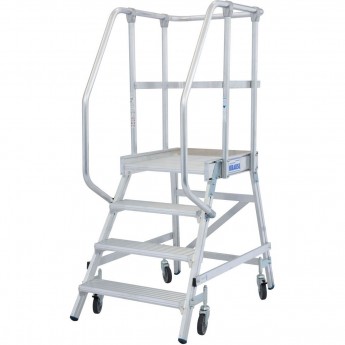 Лестница-платформа с четырьмя алюминиевыми ступеньками KRAUSE STABILO 820143 Лестница-платформа с четырьмя алюминиевыми ступеньками KRAUSE STABILO 820143