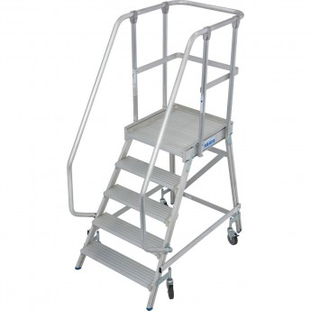 Лестница-платформа с пятью алюминиевыми ступеньками Krause STABILO 820150 Лестница-платформа с пятью алюминиевыми ступеньками Krause STABILO 820150