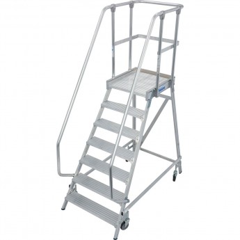 Лестница-платформа с семью алюминиевыми ступеньками KRAUSE STABILO 820174 Лестница-платформа с семью алюминиевыми ступеньками KRAUSE STABILO 820174