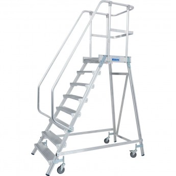 Лестница-платформа с восемью алюминиевыми ступеньками KRAUSE STABILO 820181 Лестница-платформа с восемью алюминиевыми ступеньками KRAUSE STABILO 820181