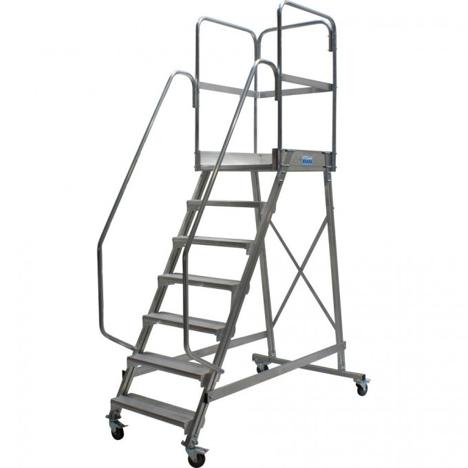 Лестница с площадкой KRAUSE CORDA 7 ступеней 820051