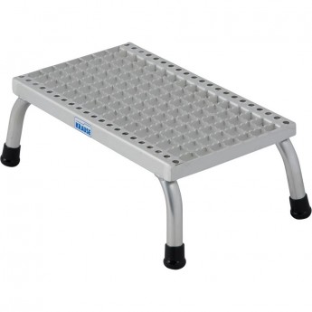 Монтажная подставка KRAUSE STABILO 1 ступень, алюминиевая решетка Монтажная подставка KRAUSE STABILO 1 ступень, алюминиевая решетка