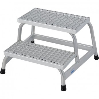 Монтажная подставка KRAUSE STABILO 2 ступени, алюминиевая решетка Монтажная подставка KRAUSE STABILO 2 ступени, алюминиевая решетка