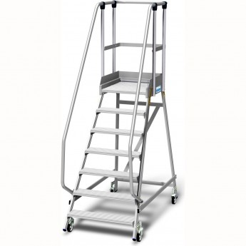 Односторонняя лестница-платформа ограждение высотой 1.1 м, 7 ступеней KRAUSE 820679 Односторонняя лестница-платформа ограждение высотой 1.1 м, 7 ступеней KRAUSE 820679