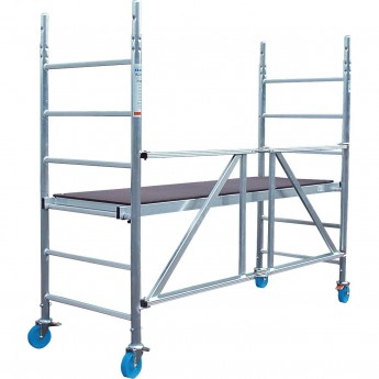 Передвижные складывающиеся подмости 3.8 м KRAUSE MONTO PROTEC XS 920126 Передвижные складывающиеся подмости 3.8 м KRAUSE MONTO PROTEC XS 920126