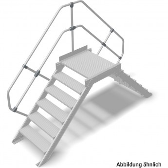 Переход с платформой KRAUSE STABILO 826855, 6 ступеней 600 мм 60° Переход с платформой KRAUSE STABILO 826855, 6 ступеней 600 мм 60°