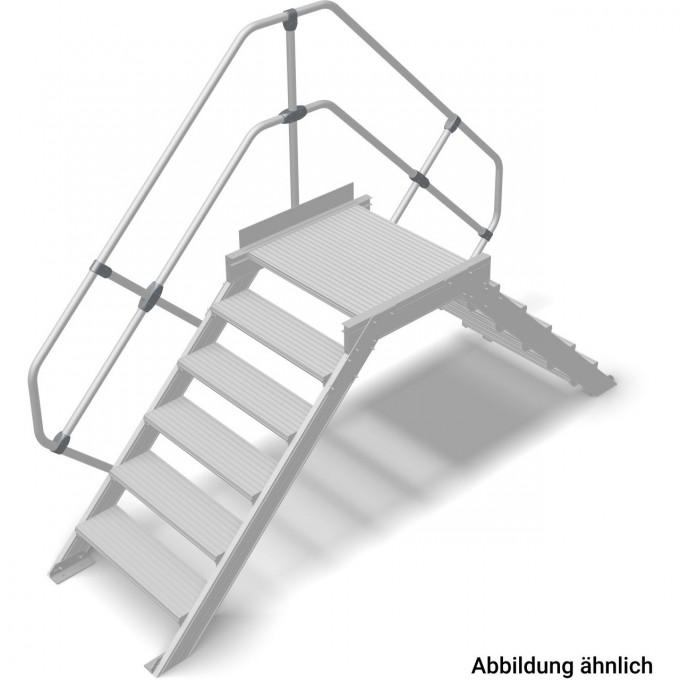 Переход с платформой KRAUSE STABILO , 6 ступеней 600 мм 60° 826855