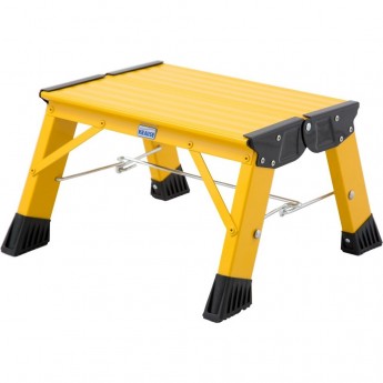 Подставка складная KRAUSE TREPPY 1 ступень, желтая Подставка складная KRAUSE TREPPY 1 ступень, желтая