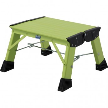 Подставка складная KRAUSE TREPPY 1 ступень, зелёная Подставка складная KRAUSE TREPPY 1 ступень, зелёная
