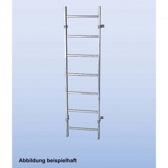 Шахтная лестница KRAUSE STABILO 816108, нержавеющая сталь, ширина 340 мм, 11 перекладин Шахтная лестница KRAUSE STABILO 816108, нержавеющая сталь, ширина 340 мм, 11 перекладин