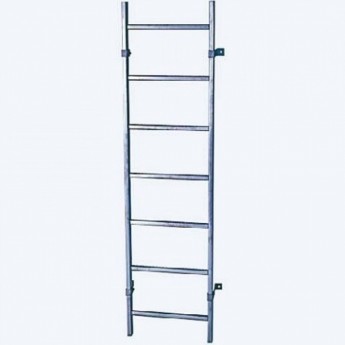 Шахтная лестница KRAUSE STABILO 815798, оцинкованная сталь, ширина 340 мм, 4 перекладины Шахтная лестница KRAUSE STABILO 815798, оцинкованная сталь, ширина 340 мм, 4 перекладины