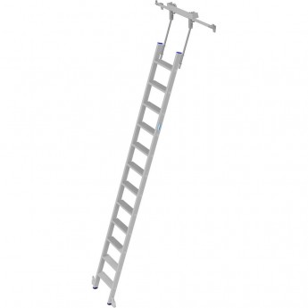 Стеллажная лестница KRAUSE STABILO для круглой шины 12 ступеней Стеллажная лестница KRAUSE STABILO для круглой шины 12 ступеней