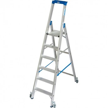 Стремянка KRAUSE STABILO с роликами 6 ступеней Стремянка KRAUSE STABILO с роликами 6 ступеней