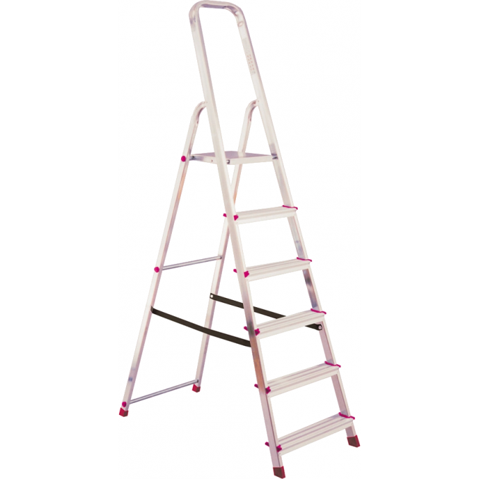 Стремянка свободностоящая KRAUSE CORDA 7 ступеней 743