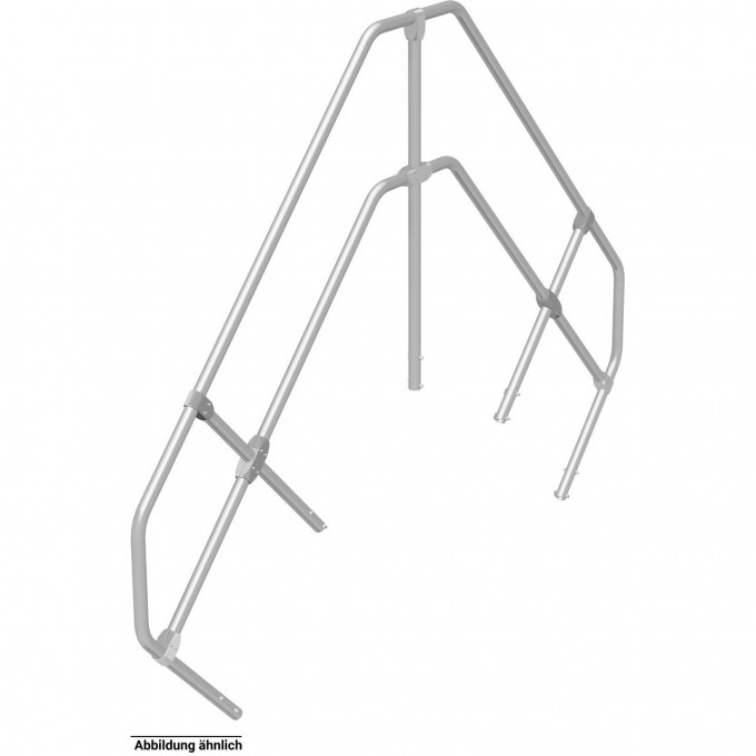 Второй поручень KRAUSE для перехода 8 ступеней 45° 826671