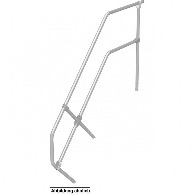 Второй поручень KRAUSE для трапа с платформой 7 ступеней 45° 824769