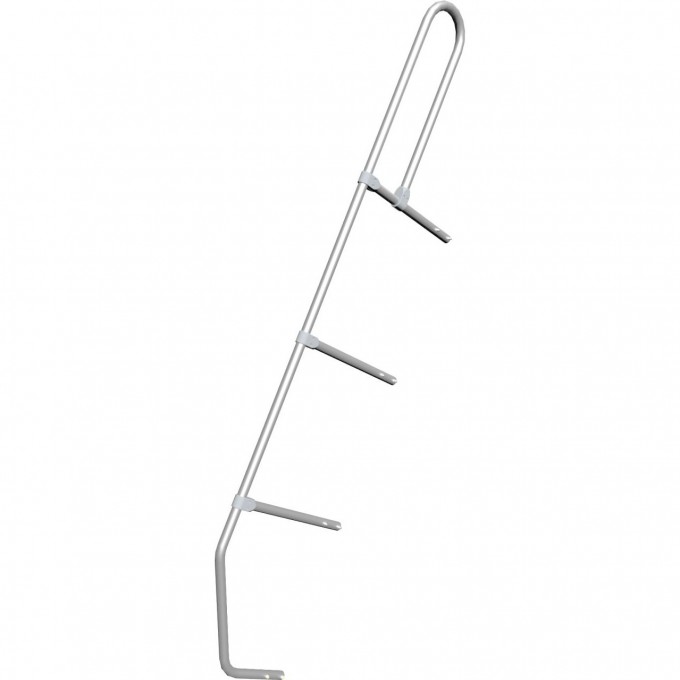 Второй поручень KRAUSE для трапа с платформой 9 ступеней 60° 823786