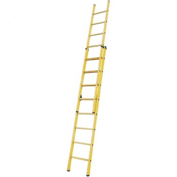 Выдвижная лестница KRAUSE из пластмассы, 2 х 10 перекладин Выдвижная лестница KRAUSE из пластмассы, 2 х 10 перекладин